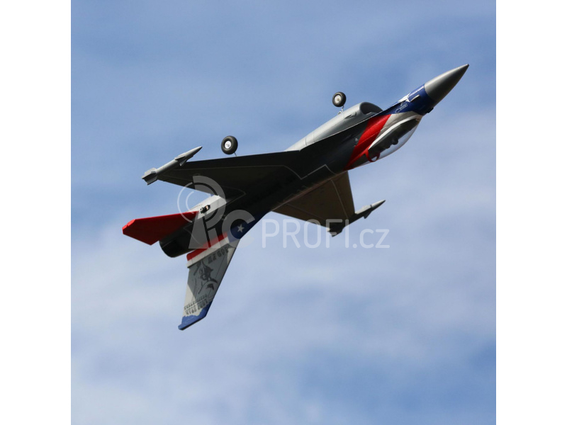 E-flite F-16 Falcon 0.7m SAFE Select BNF Basic