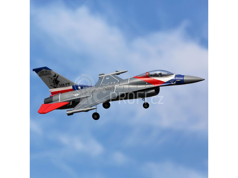 E-flite F-16 Falcon 0.7m SAFE Select BNF Basic