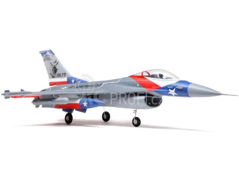 E-flite F-16 Falcon 0.7m SAFE Select BNF Basic