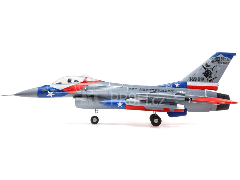 E-flite F-16 Falcon 0.7m SAFE Select BNF Basic