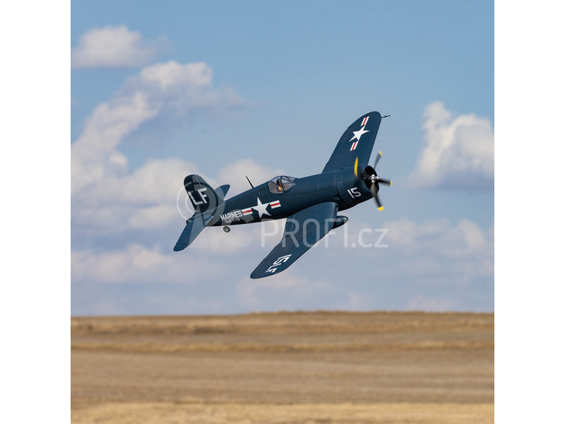 RC letadlo E-flite F4U-4 Corsair 1.2m Smart BNF Basic