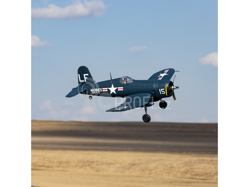 RC letadlo E-flite F4U-4 Corsair 1.2m Smart BNF Basic