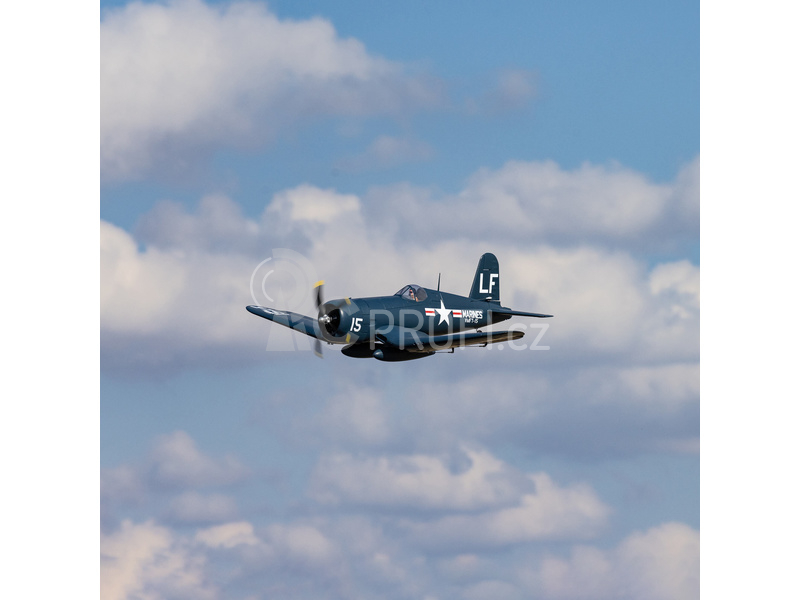 RC letadlo E-flite F4U-4 Corsair 1.2m Smart BNF Basic