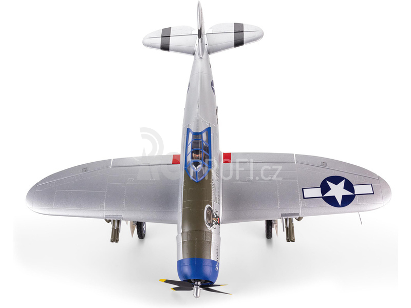 RC letadlo E-flite P-47 Razorback 1.2m SAFE Select BNF Basic