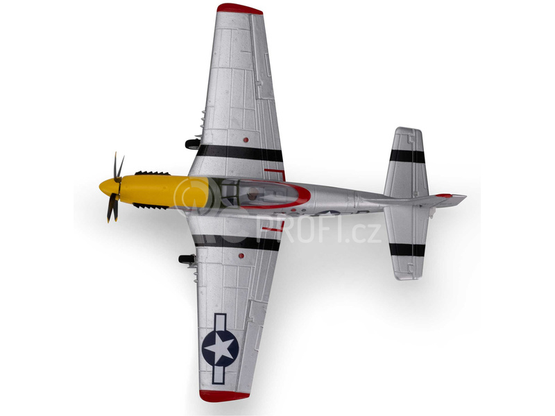 RC letadlo E-flite P-51D Mustang 0.49m Detroit Miss SAFE Select BNF Basic