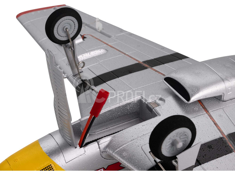 RC letadlo E-flite P-51D Mustang 0.49m Detroit Miss SAFE Select BNF Basic