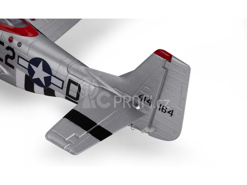 RC letadlo E-flite P-51D Mustang 0.49m Detroit Miss SAFE Select BNF Basic