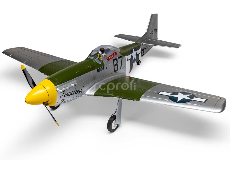 RC letadlo E-flite P-51D Mustang 1.0m AS3X+ SAFE Select BNF Basic