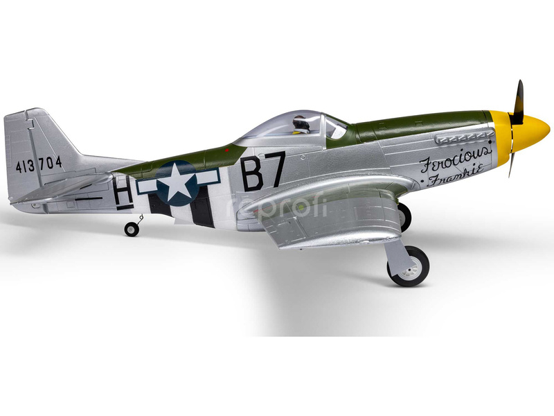RC letadlo E-flite P-51D Mustang 1.0m AS3X+ SAFE Select BNF Basic