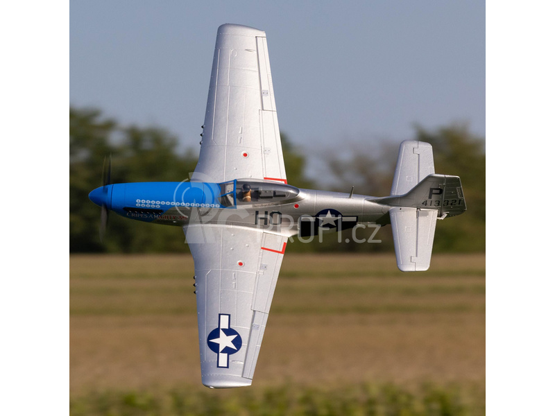 E-flite P-51D Mustang 1.2m SAFE Select BNF Basic