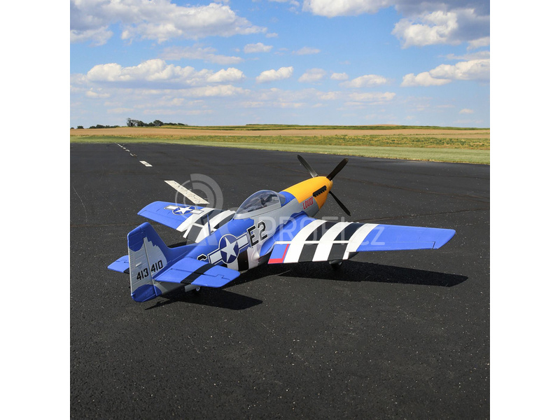 RC letadlo E-flite P-51D Mustang 1.5m BNF Basic