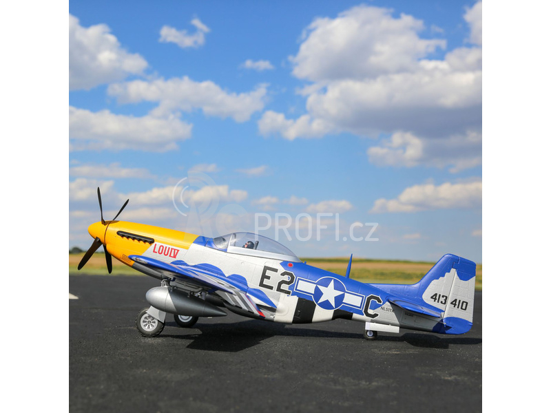 RC letadlo E-flite P-51D Mustang 1.5m BNF Basic
