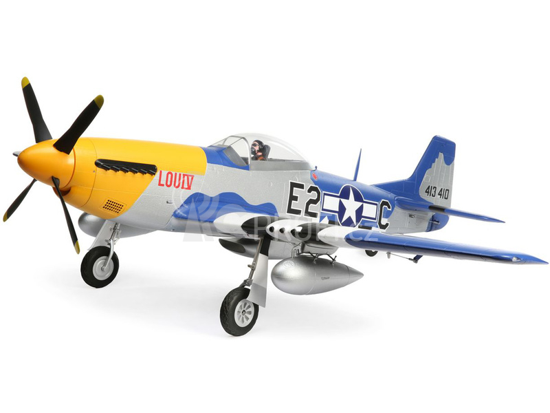 RC letadlo E-flite P-51D Mustang 1.5m BNF Basic