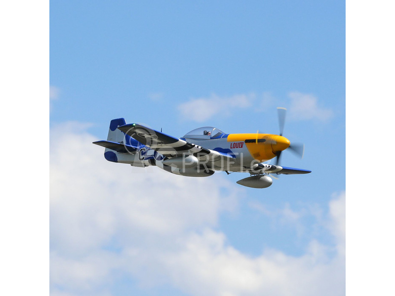 RC letadlo E-flite P-51D Mustang 1.5m BNF Basic