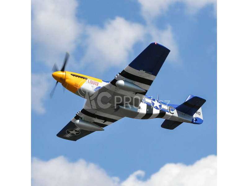 RC letadlo E-flite P-51D Mustang 1.5m BNF Basic