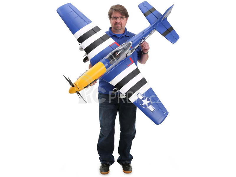 RC letadlo E-flite P-51D Mustang 1.5m BNF Basic