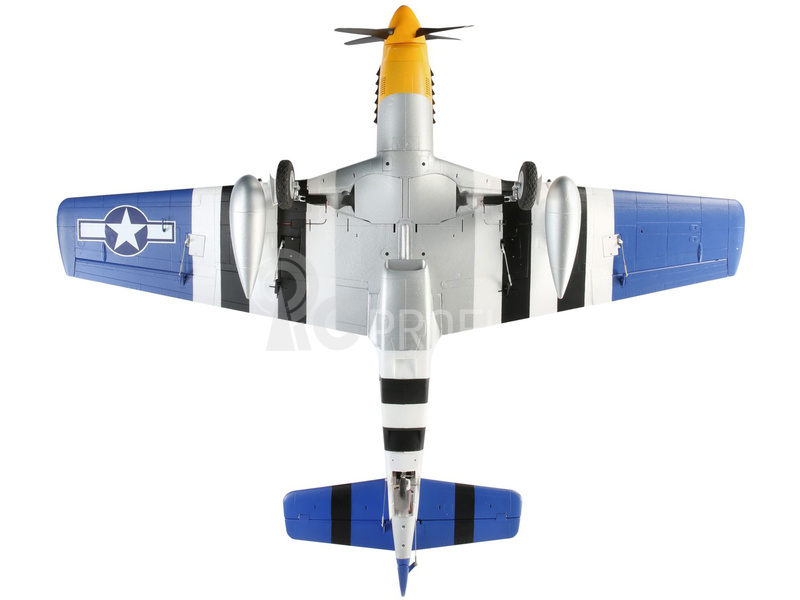 RC letadlo E-flite P-51D Mustang 1.5m BNF Basic
