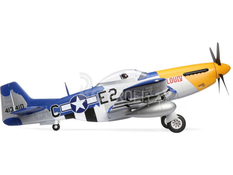 RC letadlo E-flite P-51D Mustang 1.5m BNF Basic