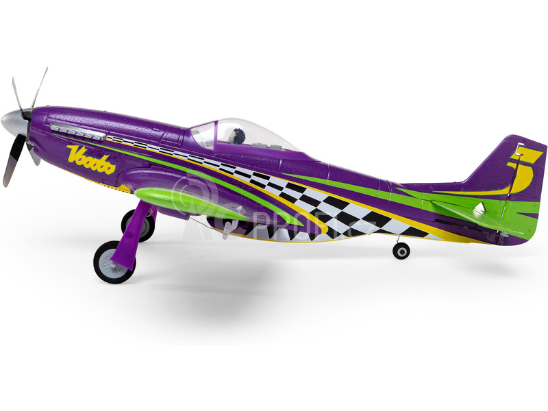 RC letadlo E-flite P-51D Voodoo 0.44m SAFE Select BNF Basic