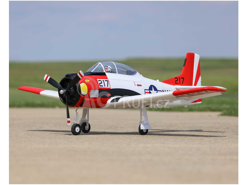 RC letadlo E-flite T-28 Trojan 1.2m Smart BNF Basic