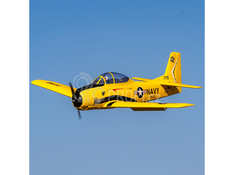 RC letadlo E-flite T-28 Trojan 2.0m Smart SAFE Select BNF Basic