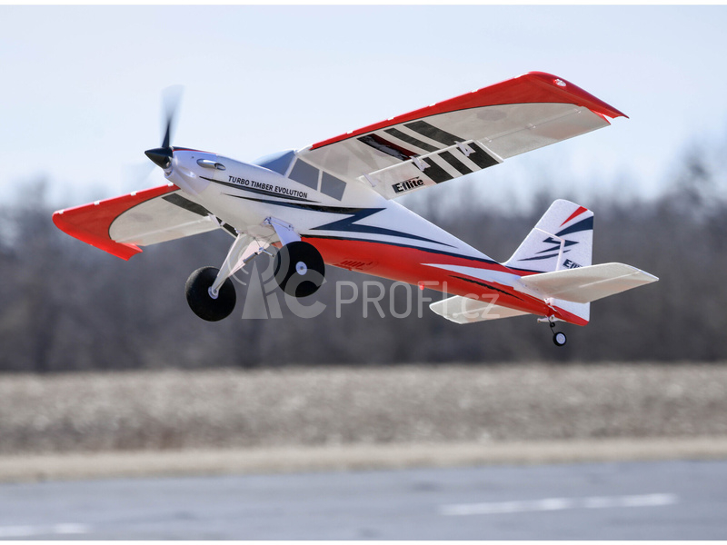 E-flite Turbo Timber Evolution 1.5m BNF Basic, plováky