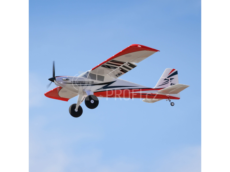 RC letadlo E-flite Turbo Timber Evolution 1.5m BNF Basic, plováky