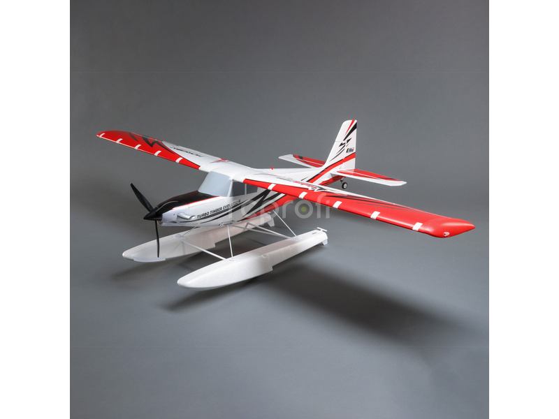 RC letadlo E-flite Turbo Timber Evolution 1.5m BNF Basic, plováky