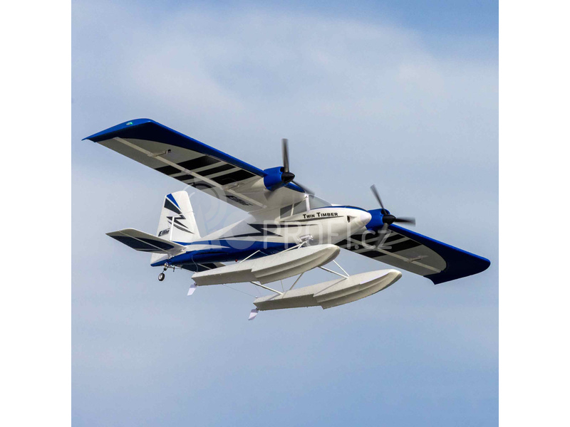 RC letadlo E-flite Twin Timber 1.6m SAFE Select BNF Basic