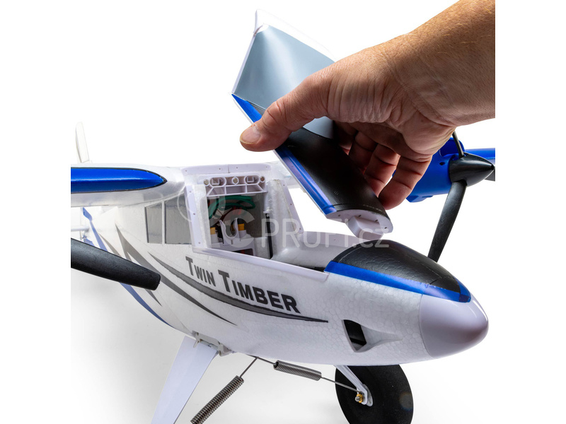 RC letadlo E-flite Twin Timber 1.6m SAFE Select BNF Basic