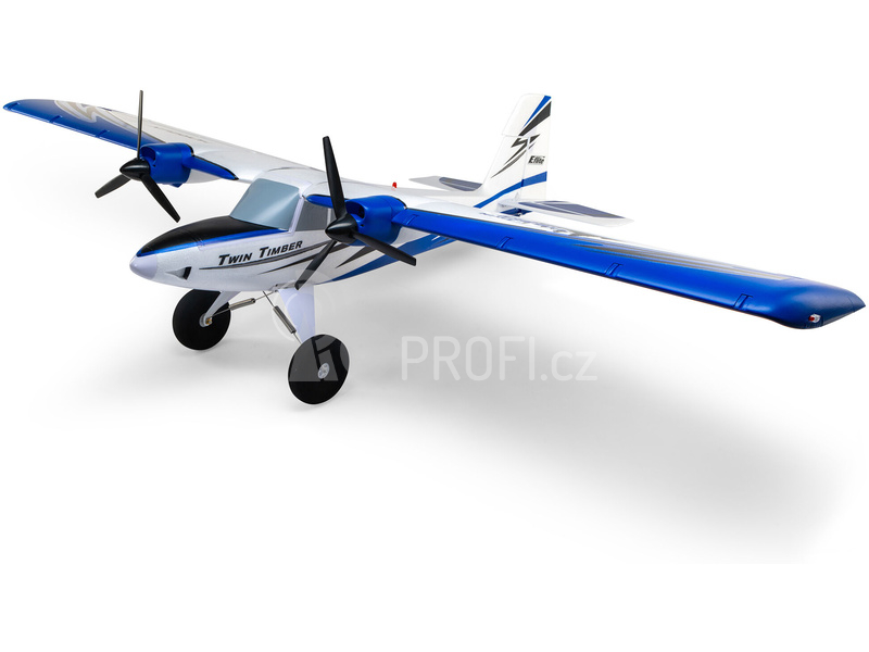 RC letadlo E-flite Twin Timber 1.6m SAFE Select BNF Basic