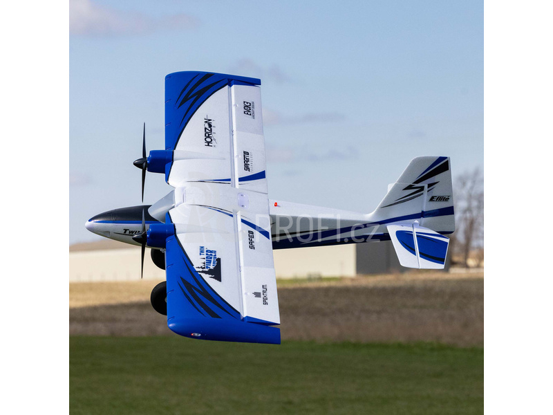 RC letadlo E-flite Twin Timber 1.6m SAFE Select BNF Basic