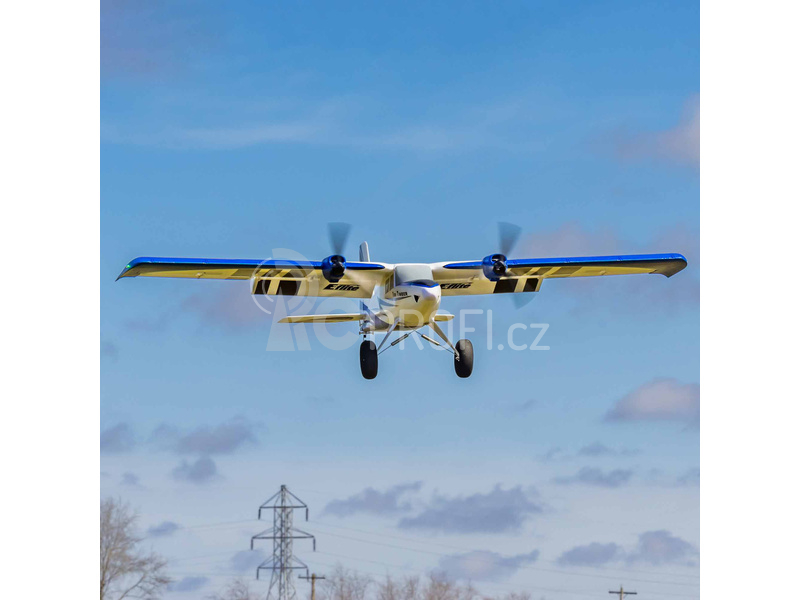 RC letadlo E-flite Twin Timber 1.6m SAFE Select BNF Basic