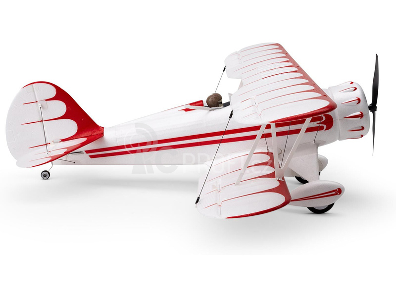 RC letadlo E-flite Waco 0.55m SAFE Select BNF Basic bílé