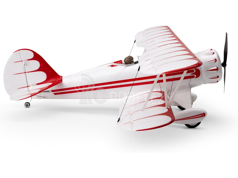 E-flite Waco 0.55m SAFE Select BNF Basic bílé