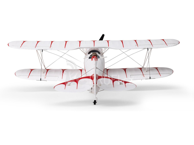 RC letadlo E-flite Waco 0.55m SAFE Select BNF Basic bílé