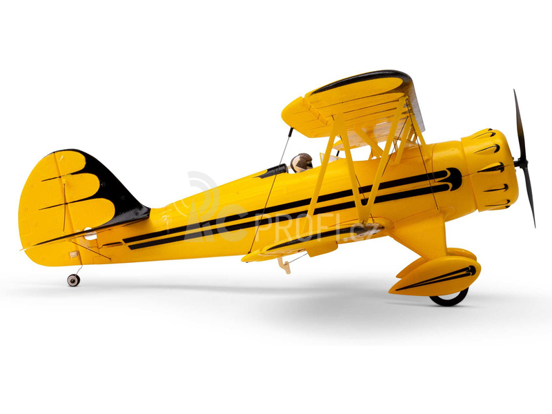 RC letadlo E-flite Waco 0.55m SAFE Select BNF Basic, žlutá