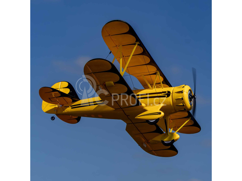 RC letadlo E-flite Waco 0.55m SAFE Select BNF Basic, žlutá