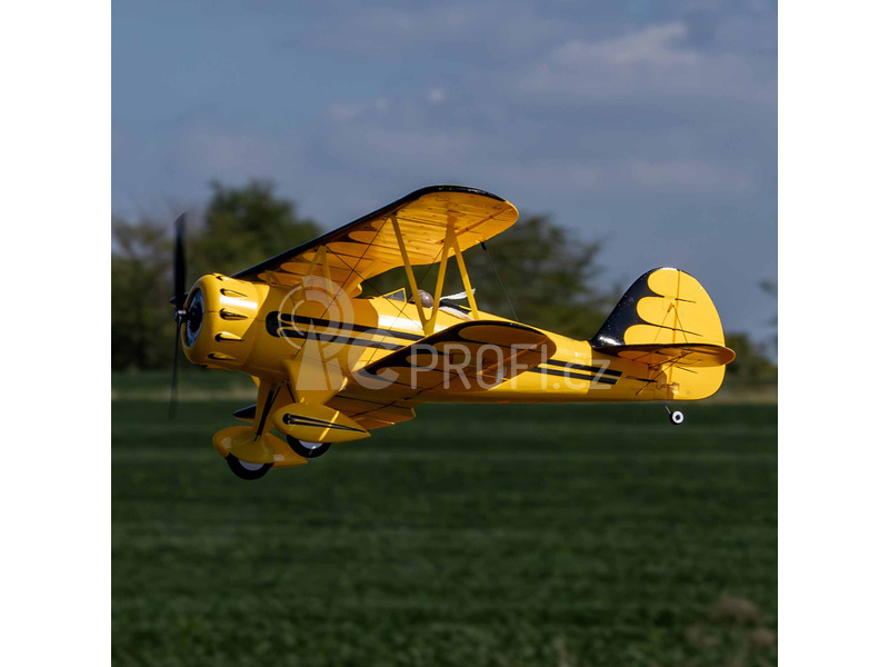RC letadlo E-flite Waco 0.55m SAFE Select BNF Basic, žlutá