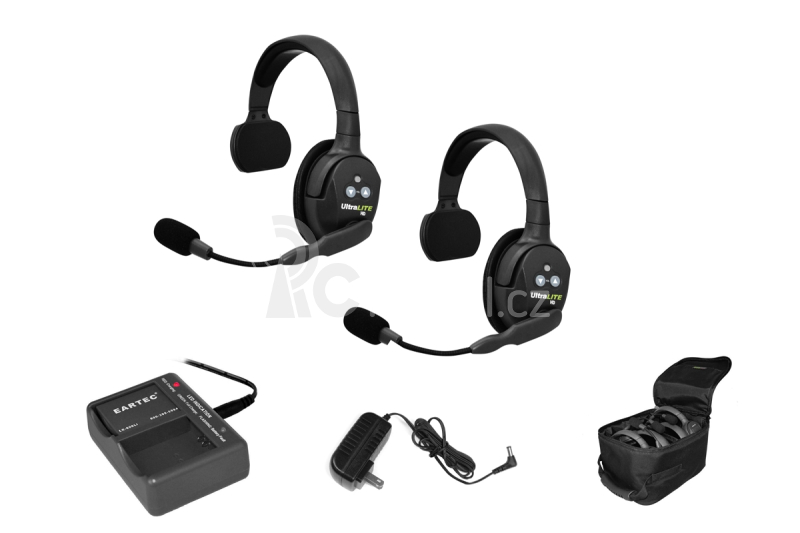 EARTEC UltraLITE HD 2 (set pro dvě osoby) - pár sluchátek s jedním náušníkem