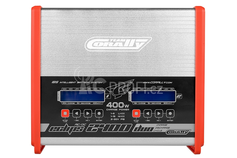 Eclips 2400 Duo - AC/DC - 400W - LCD - 2x 1-6 Li-Xx - 1-15 Ni-Xx