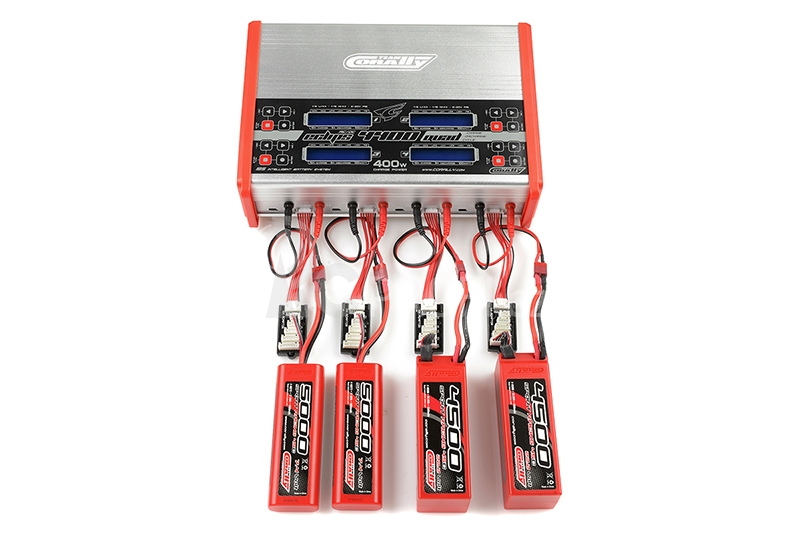 Eclips 4400 QUAD - AC/DC - 400W - LCD - 4x 1-6 Li-Xx - 1-15 Ni-Xx