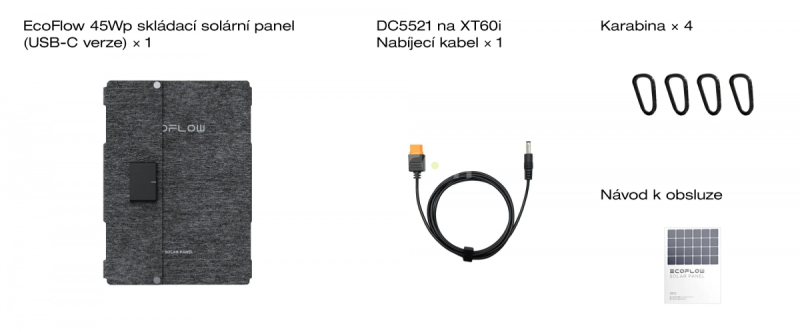 EcoFlow 45W solární panel (Typ-C)