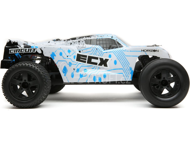 ECX Circuit 1:10 RTR bílý s LiPo baterií