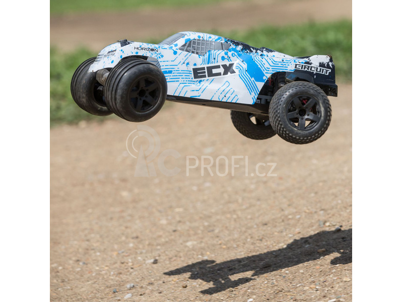 ECX Circuit 1:10 RTR bílý s LiPo baterií