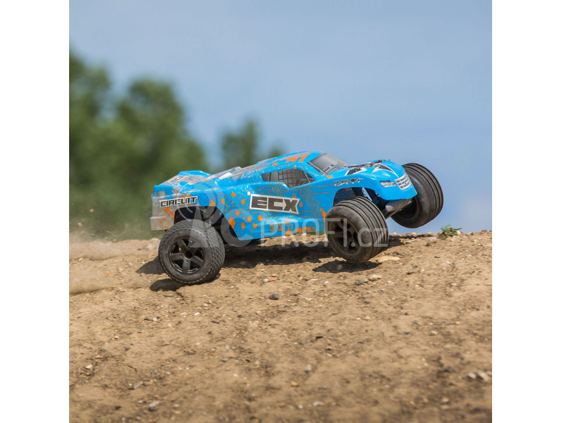 ECX Circuit 1:10 RTR modrý s LiPo baterií