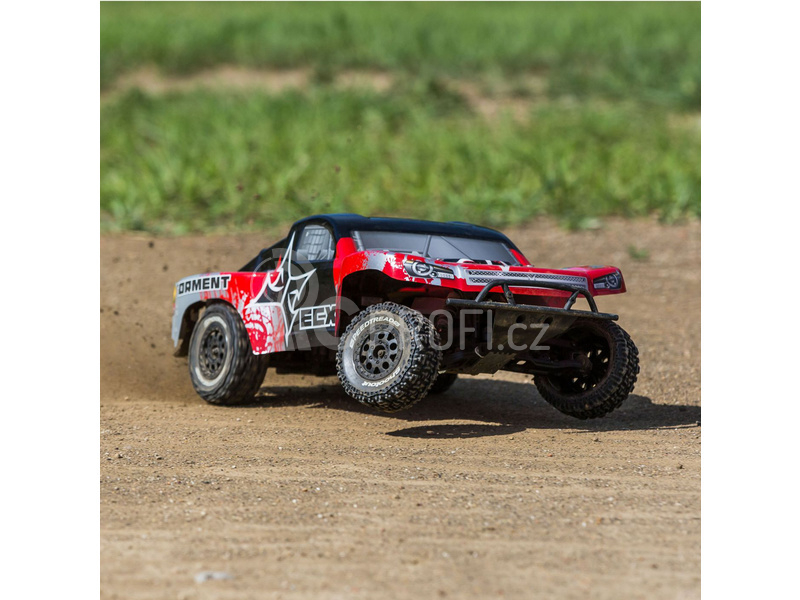 ECX Torment 1:10 RTR červený s LiPo baterií