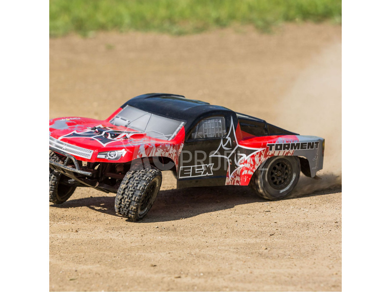 ECX Torment 1:10 RTR červený s LiPo baterií