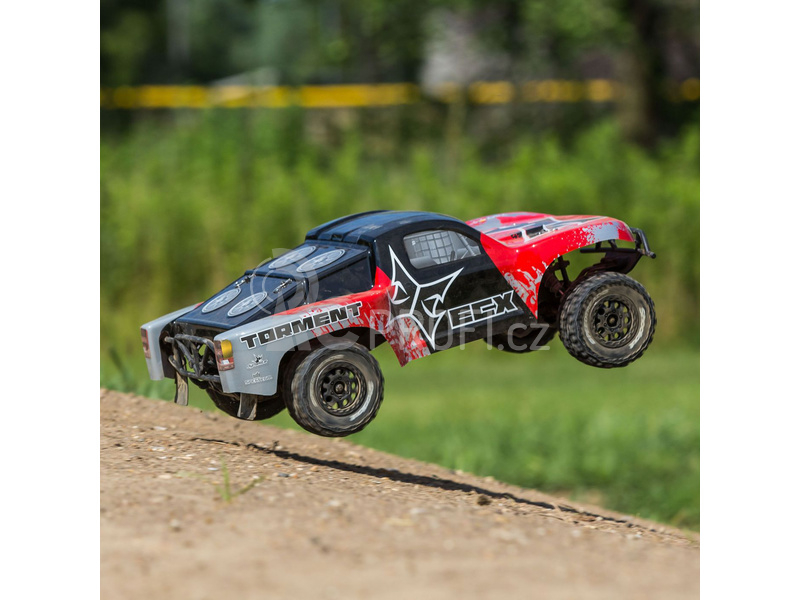 ECX Torment 1:10 RTR červený s LiPo baterií