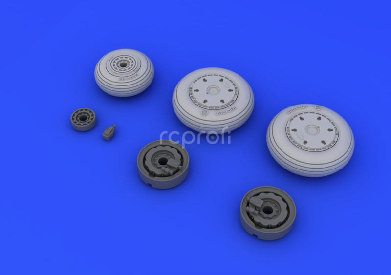 Ed648103 MiG-21F wheels 1/48